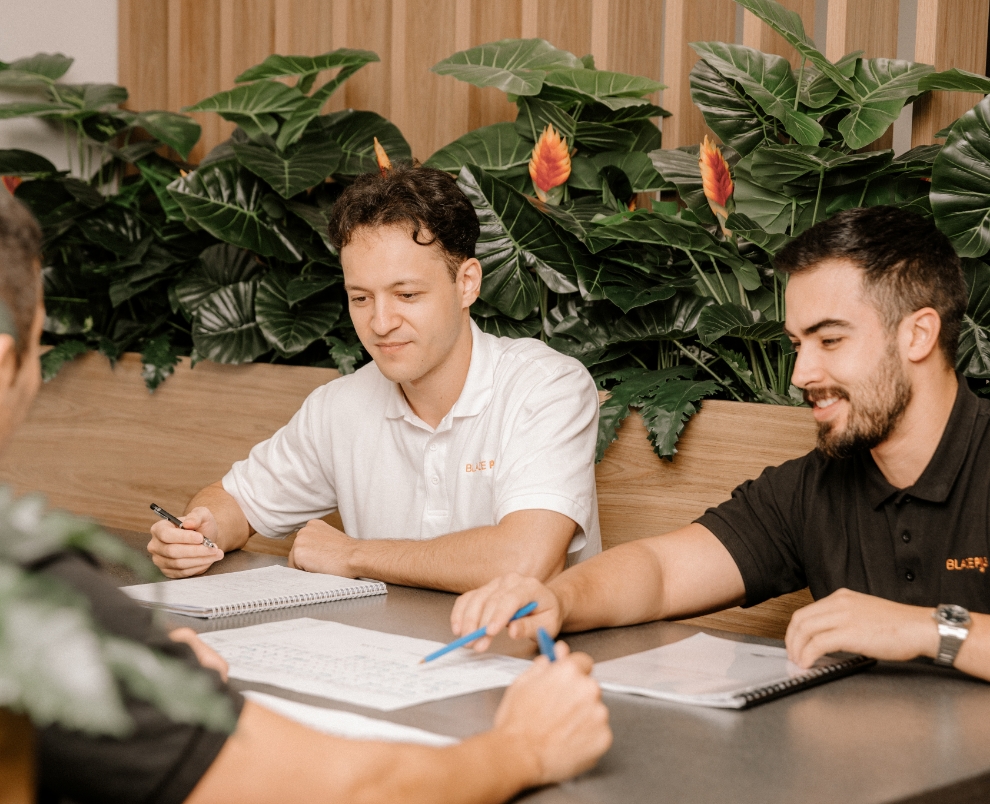 Blade Pile Team meeting