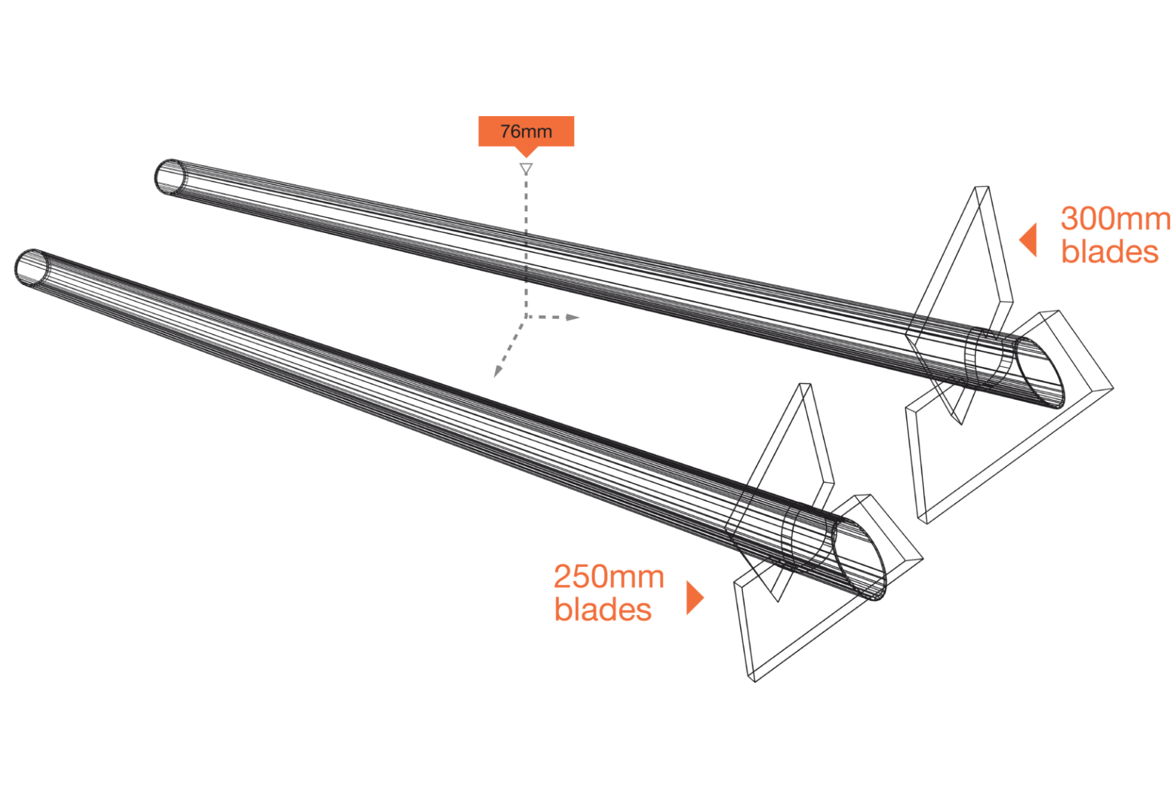 Residential screw pile size options