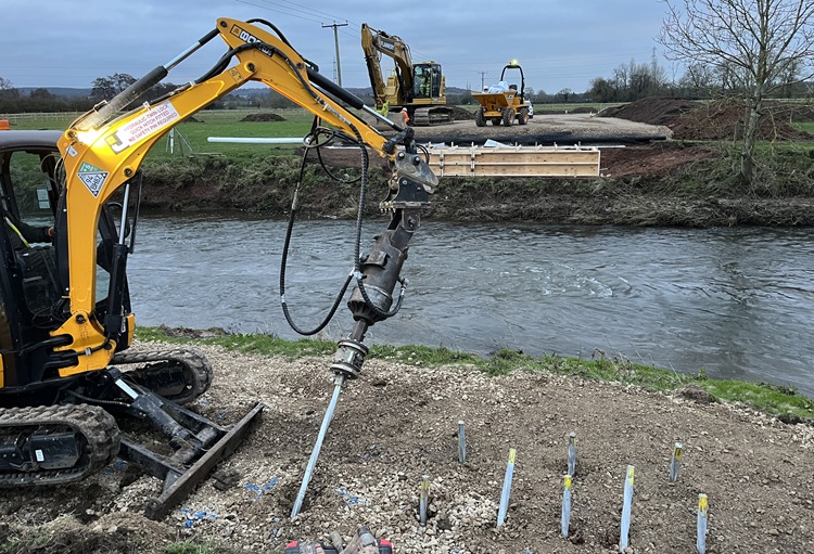 Screw Pile Application for boathouse foudation