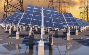 screw piles used in solar foundations