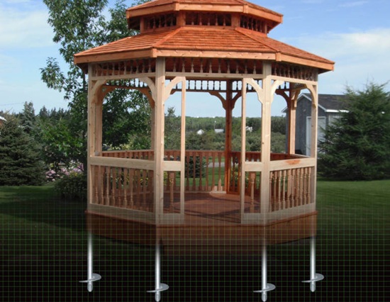 Screw Pile Application for pergolas