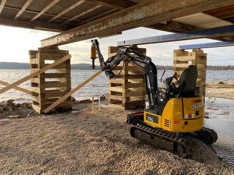 screw piles for cabin installation easy