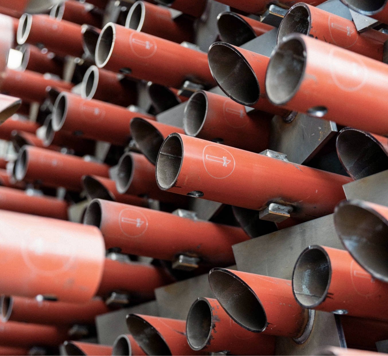 close up view of the blade pile screw pile